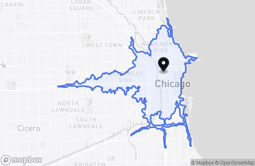 12:00 drive-time isochrone preview