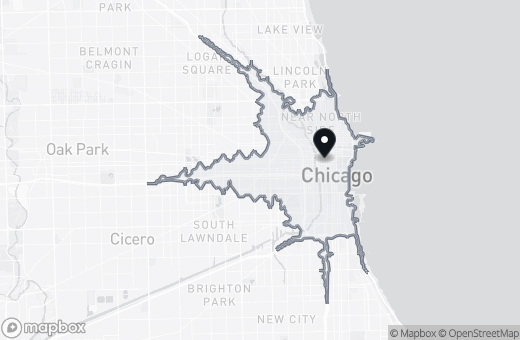 22:00 drive-time isochrone preview